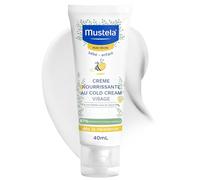 Mustela - Crème Bébé Cold Cream - Crème Visage Nourissante à base de Cire d’Abeille BIO - Hydratante, Protectrice et Apaisante - Confort, Douceur et Protection Quotidienne - 40 ml