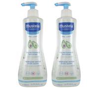 Mustela Eau Nettoyante sans Rinçage à l'avocat Bio Lot de 2x500ml