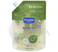 Mustela - Gel Lavant Bébé Eco-Recharge Vegan - Nettoyage Doux pour Toute la Famille - Dès la Naissance - Huile d'Olive Bio, Glycérine, Aloe Vera - Hygiène bébé - 97% d'ingrédients d'origine naturelle