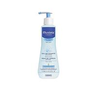 Mustela Fluide Nettoyant, Eau Micellaire, Visage, Corps, Change, Bébé et Famille - Nettoie sans dessécher, Pas besoin de rincer, 98% d'ingrédients d'origine naturelle (300ml)