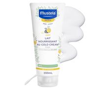 Mustela - Lait Corps Hydratant au Cold Cream - Hydrate et Nourrit Durablement la Peau Sèche - Hygiène Bébé - Formule Enrichie - Cire d'Abeille Bio et Huiles Végétales - Soin Bébé Nourrissant