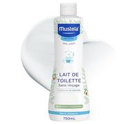 Mustela Lait de toilette Avocat Perséose BIO – Bébé & Enfant, nettoie sans rincer 750 ml