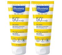 Mustela Lait Solaire Très Haute Protection SPF50+ Lotion(S) 2x100 ml