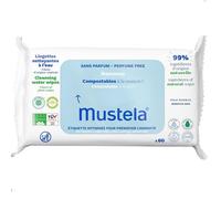 MUSTELA Lingettes Sans Parfum Lot 4 x 60 Pièces
