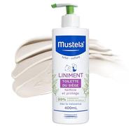 Mustela - Liniment bébé - Nettoyant Doux et Protecteur pour le Siège Après Chaque Change - Huile d'Olive Extra-Vierge - Formulé Sans Parfum - 99% d'Ingrédients d'Origine Naturelle - Produit bébé