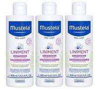 Mustela Liniment Lot de 3 x 400 ml (dont 1 Flacon Pompe)