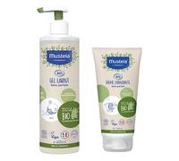 Mustela - Lot Bain & Soin Bio : Gel Lavant 400ml + Crème Visage 150ml