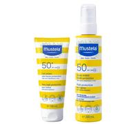 Mustela Lot Spray Solaire SPF 50 & Lait Solaire SPF 50+ 100ml