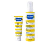 Mustela Lot Spray Solaire SPF 50 & Lait Solaire SPF 50+ 40ml
