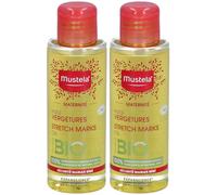 Mustela Maternité Huile vertures Bio 2x105 ml