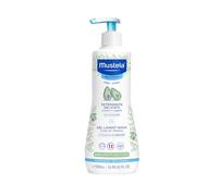 Mustela Nettoyant Doux, Corps et Cheveux, pour Bébés, Enfants, Convient à Toute la Famille - Nettoie en douceur et ne brûle pas les yeux, 93% d'ingrédients d'origine naturelle (500ml)