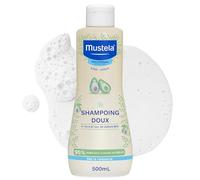 Mustela - Shampoing Doux Bébé - Nettoyage en Douceur Dès la Naissance et Démêle Facilement - Ne Pique pas les Yeux - 95% d'ingrédients d'origine naturelle- Shampooing Végan pour Peaux Normales