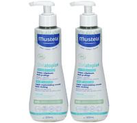 Mustela Stelatopia+ Crème Relipidante Anti-Grattage Peau Très Sèche à Atopique Bio 300 ml 2x300