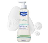 Mustela Bébé-Enfant Stelatopia Gel Lavant Peau Atopique Flacon Pompe 500ml Nouvelle Formule