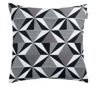 Musterring Housse de coussin Prism 45 x 45 cm gris sans remplissage
