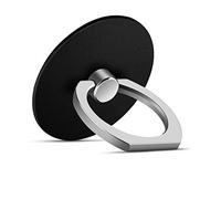 MuStone Anneau de support de téléphone en forme de doigt pour téléphone, rotation à 360 degrés en métal pour iPhone, Samsung Galaxy, Note, Huawei Series (Noir)