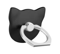 MuStone Support de téléphone portable pour téléphone portable, anneau de doigt universel pour smartphone Motif animal chat Béquille pour iPhone XS X 8 7 6 6S 5 5C 5S, Samsung Galaxy Tablette