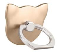 MuStone Support de téléphone portable pour téléphone portable, anneau de doigt universel pour smartphone Motif animal chat Béquille pour iPhone XS X 8 7 6 6S 5 5C 5S, Samsung Galaxy Tablette