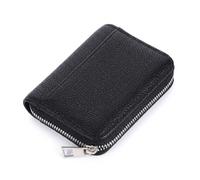 MustuVerve Portefeuille Grande Capacité Blocage Porte Monnaie Compagnon avec Double Fermeture Éclair Porte Chéquier et Emplacements Cartes, Pochette Téléphone Main pour Voyage Quotidien, Noir 1 Pièce