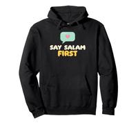 Musulman Enfant Islam Politesse Say Salam First Bulle Coeur Sweat à Capuche