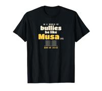 Musulman Enfants Prophète Musa Moïse Courage Motif Devant T-Shirt