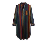 Musulman Homme Eid Abaya Dubai Qamis T-Shirt Africain Dashiki Pantalon Tenue Africaine Jelaba Tunique Plage Robe Musulmane À Manches Longues Djellaba Priere Islamique Vintage Musulmane Confortable