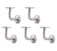 Musuntas Lot de 5 mains courantes supports muraux en acier inoxydable