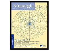 Musurgia,22-3-4 - Collectif - Eska - broché - Revue