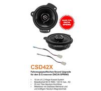 Musway CSD42X 2-Wege Coaxial High-End Voiture Haut-Parleur pour Dacia Et Renault