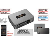 Musway M5 Amplificateur Numérique 5 Canaux Processeur de Son DSP 9 Canaux...