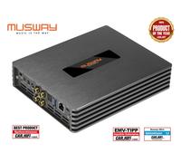 Musway M6v4-512K - Amplificateur numérique 6 canaux avec DSP 8 canaux avec câble ISO de 2,5 m