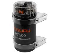 Condensateur tampon Musway MC500 Pufferelko Powercap 0,5 Farad avec support i...