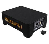 Musway MF108A Subwoofer Actif Avec Amplificateur Plat Petit Compact