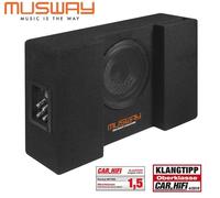 MUSWAY MF108Q Single Bass Reflex Subwoofer Subwoofer Boîtier 8" (20 cm) 400...