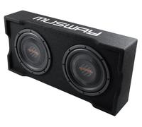 Musway MF210Q-2 10" (25 cm) Subwoofer Box 600W construction plate,...