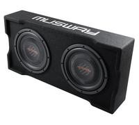 Musway MF210Q-2 2x10" 2x25Cm Subwoofer Bass Petit Plat Coffre Côté