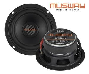 MUSWAY ML3M 7,5 cm (3”) woofer médium bas kickbass 1 paire 120 watts