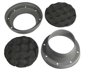 MUSWAY MSB130 Soufflet d'enceinte silicone support mousse à picots 13 cm 1 paire