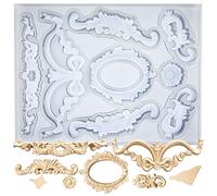 Musykrafties Art Moule pour polyargile sèche à l'air libre, couronne et cadre, WD-4720