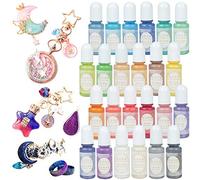Musykrafties Lot de 24 pigments de résine liquide translucide 10 g 10 ml