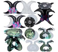 Musykrafties Lot de 6 moules en silicone pour pendule, table, tabouret, résine époxy