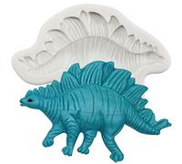 Musykrafties Moule à fondant dinosaure en silicone Motif stégosaure 6,3 cm