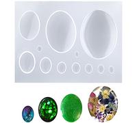 Musykrafties Moule ovale Cabochon Résine Époxy Silicone