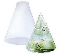 Musykrafties Moule Pyramide en Résine Époxy pour Bijoux, Argile Polymère, Fabrication de Savons, Projets Créatifs, Pierre Précieuse, Résine, Cone Prism Height 3inch