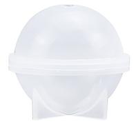 musykrafties - Moule rond en silicone pour résine époxy, bijoux, cire de bougie, savon fait maison, bombe de bain, 1.6inch globe (separated cup)