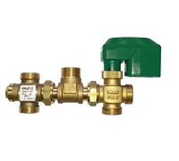 Mut 703001609 Kit solaire thermique thermostatique avec Valve inverseur à Graduation fixe et mitigeur ERD motorisée, modèle V3