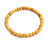 MUT22 Bracelet Palo Santo 6 mm, Bijoux sacrés avec propriétés d'aromathérapie et de protection Origine Pérou (6 mm)