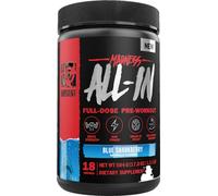 Mutant Madness All-In 504 g blue sharkberry / Pré-entraînement stimulants / Pré-entraînement complexe tout-en-un contenant tous les ingrédients éprouvés
