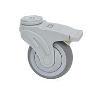 Mute Universal Wheel Bed Mute Wear 1Pcs Casters(With Brake,3 inch)