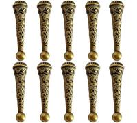 Muteitt 10 Pièces Embouts De Remplacement pour Cravate Bolo, Embouts De Remplacement pour Boucle De Cap Bolo Longue Pièces De Cravate Bolo De Remplacement pour Collier Artisanat Vêtements